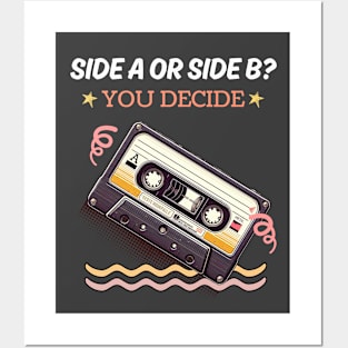 Side A or Side B? You Decide: Vintage Mix Tape Posters and Art